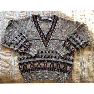 Vintage Retro Bugle Boy Oversized Sweater